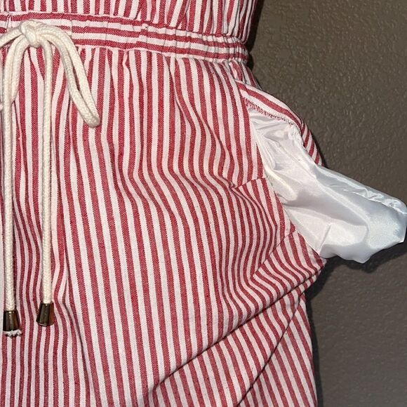 Kling red and white striped dress size 3 - Picture 7 of 8